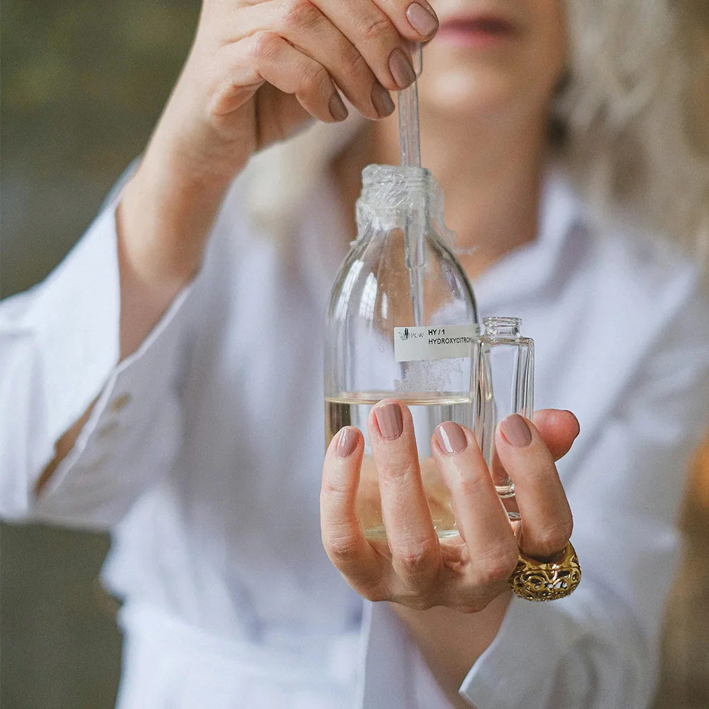 Fórmula artesanal producto cosmético